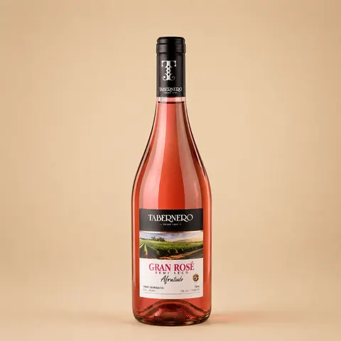 Botella de vino rosé Tabernero 750 ml