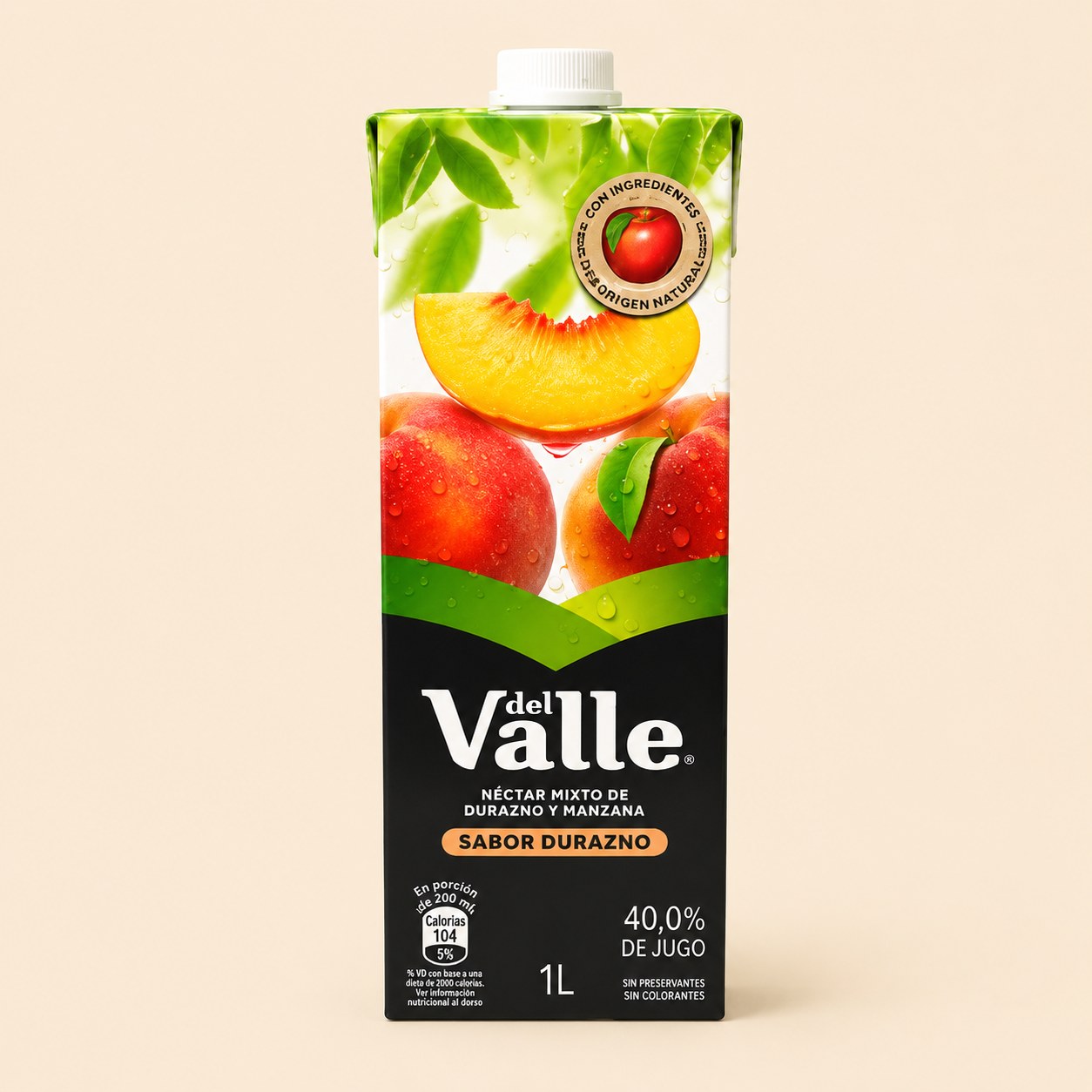 1 litro de jugo Del Valle