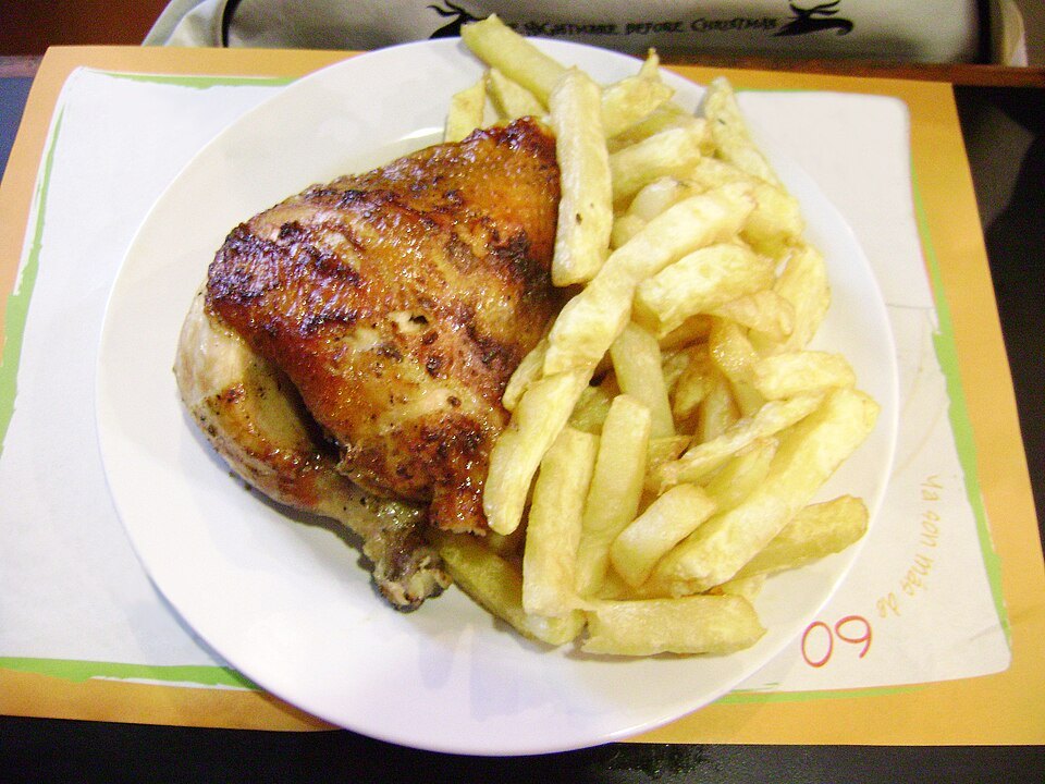 Pollo a la brasa 1/4